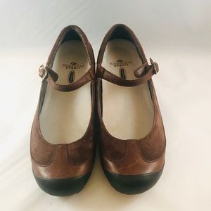 Merrell Plaza MJ Saddle Brown Suede Leather Shoes